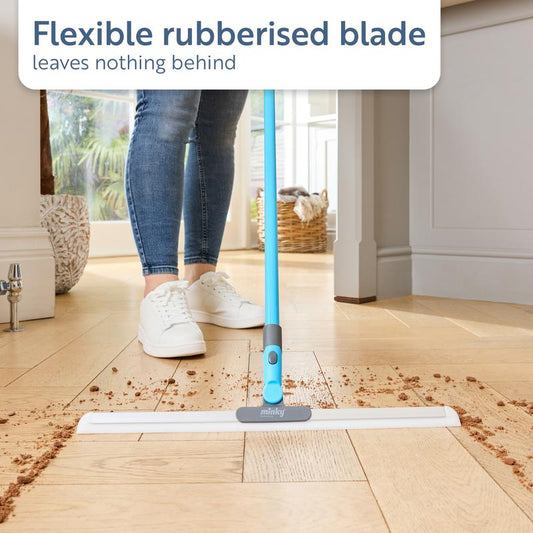🔥🔥Minky Flexi Edge Sweeper: Multi-Surface Cleaning for Floors, Carpets & Windows