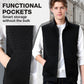 💪Men's Solid Color Simple Casual Vest — 🔪Stab-Proof Design