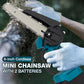 🔥Limited Time Promotion 50% OFF🔥6-inch Cordless Mini Chainsaw with 2 Batteries