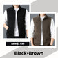 💪Men's Solid Color Simple Casual Vest — 🔪Stab-Proof Design