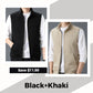 💪Men's Solid Color Simple Casual Vest — 🔪Stab-Proof Design