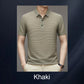 Men's Quick Dry Breathable Silk Polo Shirt
