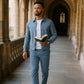 Men’s Casual Solid Color 2-Piece Set – Jacket & Pants