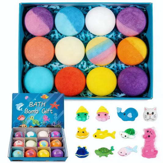 🛁LAST DAY 50% OFF🏐Bath Bombs for Kids with Surprise Inside🥚✨
