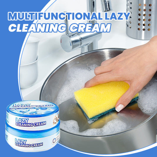🔥Hot Sale 50% off🎁Multifunctional Effective Cleaning Cream with Sponge - Buy 2 get 1 free