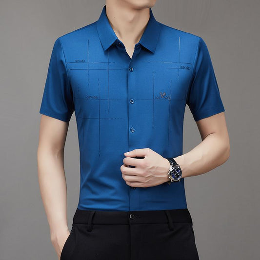 🎁Hot Sale 70% OFF⏳🧊Men's Ice Silk Business Shirt