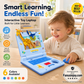 👧Educational toys to boost kids' thinking skills！🖥️Interactive Simulation Toy Laptop