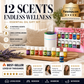 🎁🌺The fresh scent lifts your mood！🌷12-Pack Water Soluble Essential Oils Set