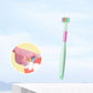 V-shaped Three-sided Toothbrush with Soft Bristles
