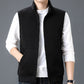💪Men's Solid Color Simple Casual Vest — 🔪Stab-Proof Design