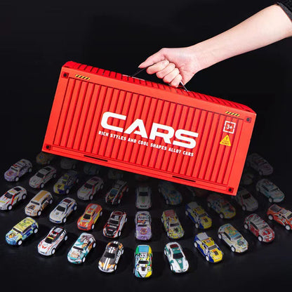 🎅Christmas promotion 64% OFF🎁48 Mini Pull-Back Cars with Built-In Garage Set
