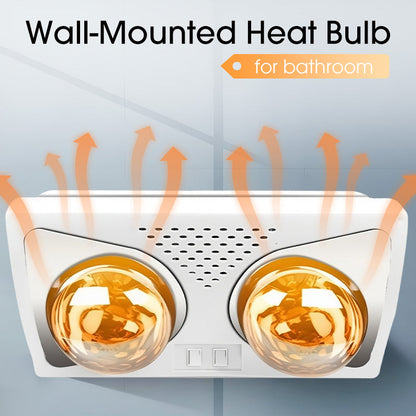 Wall-Mounted Heat Bulb for Bathroom