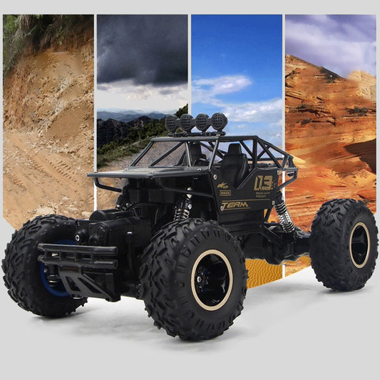 🔥Hot Sale🔥Children Alloy Climbing Four-wheel Drive RC Car-⚡Dual high-powered magnetic motors (powerful)