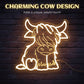 Highland Cow Neon Sign for Wall Decoration