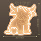 Highland Cow Neon Sign for Wall Decoration