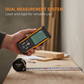 Rechargeable 2-in-1 Laser Rangefinder with 3.5m Tape