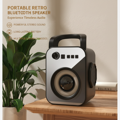 Portable Retro Bluetooth Speaker