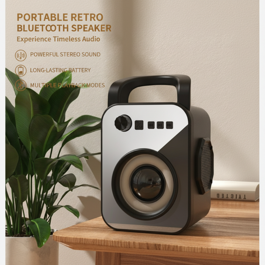 Portable Retro Bluetooth Speaker