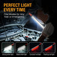 ⏰3000LM LED Work Light – Magnetic + hook, 5200mAh battery, 360° rotation. Type‑C fast charge. Bright as day anywhere! 🔋✨