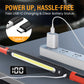 ⏰3000LM LED Work Light – Magnetic + hook, 5200mAh battery, 360° rotation. Type‑C fast charge. Bright as day anywhere! 🔋✨
