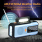 ⏰Solar Hand-Crank Emergency Weather Radio