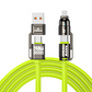 🔌 High‑Power 4‑in‑1 Fast Charging Cable, 240W PD Multi‑Interface Charging Cord, USB‑A/USB‑C to Type‑C/Lightning, Universal Fast Charge Cable for Phones & Laptops
