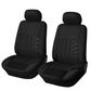 ⏰Car Seat Covers for 5 Seats Universal, Fabric Breathable Car Front & Rear Seat Protectors, Airbag Compatible, Full Protection, Fits Most Cars Trucks Vans SUVs, Red Gray Black Blue Seat Covers