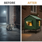 ✨Foldable Raised Outdoor Cat Shelter, Weatherproof Insulated Pet House For Garden & Backyard🐈