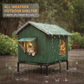 ✨Foldable Raised Outdoor Cat Shelter, Weatherproof Insulated Pet House For Garden & Backyard🐈