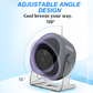 🏆New Desk Fan – USB Rechargeable with LED Display 📊 | 100 Speeds, 120° Tilt & Full Oscillation ↔️ | Ultra-Quiet for Bedroom 😴, Office 🖥️ & Camping 🏕️ | Up to 24H Battery ⚡ | UK Designed 💡🇬🇧