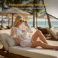 🌊 Bohemian Crochet Beach Cover-Up with Tassels – Breathable, flowy & boho chic – perfect for poolside, sand or summer vacations – adjustable fit 🧶
