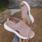 Women's Knit Platform Sandals – Breathable, Cloud-Soft & Light