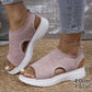 Women's Knit Platform Sandals – Breathable, Cloud-Soft & Light