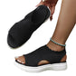 Women's Knit Platform Sandals – Breathable, Cloud-Soft & Light