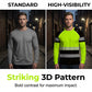 ✨ Men’s 3D Printed Active Shirt – High-Visibility, Breathable, Athletic Fit 🏃‍♂️