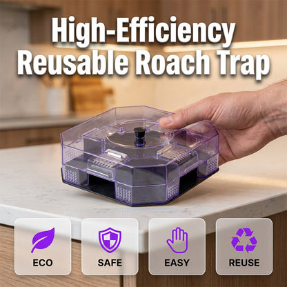 ♻️50% OFF NOW ! 💐High-Efficiency Reusable Roach Trap – Eco-Friendly, Safe, Easy To Clean, Reusable Household Pest Catcher