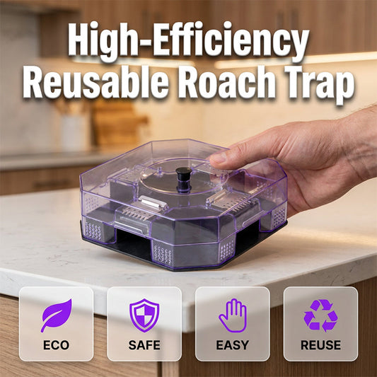 ♻️50% OFF NOW ! 💐High-Efficiency Reusable Roach Trap – Eco-Friendly, Safe, Easy To Clean, Reusable Household Pest Catcher
