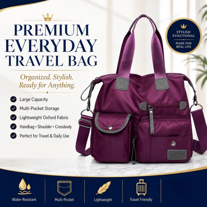 💐 Large Capacity Waterproof Tote Bag for Women
