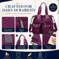 💐 Large Capacity Waterproof Tote Bag for Women