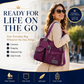 💐 Large Capacity Waterproof Tote Bag for Women