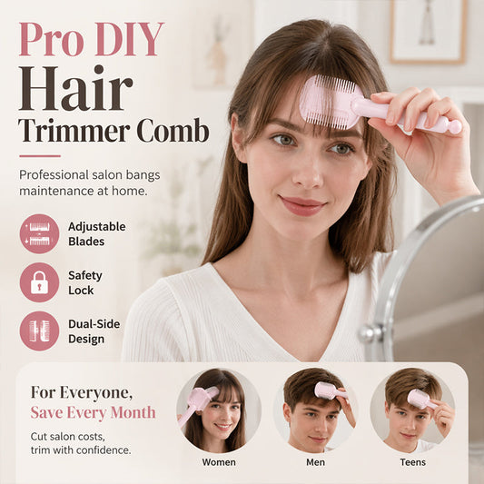 💇Adjustable DIY Hair Thinning Trimmer Comb, Dual-Side Safe Home Hair Styling Tool