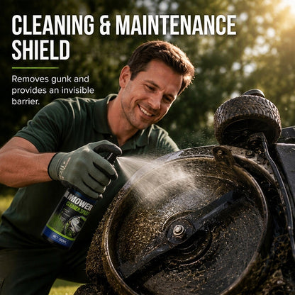 🌿✨Heavy Duty Mower Cleaner Degreaser – Cleaning & Maintenance Shield, Remove Gunk, Invisible Protective Barrier for Garden Lawn Equipment