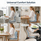 🪑 Ergonomic Memory Foam Seat Cushion with Back Support – Stay Comfortable All Day, Perfect for Office, Car & Home ✨