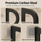 Drill‑Free Wall‑Mounted Shoe Rack‑Vertical Space‑Saver Carbon Steel Shoe Organizer, Anti‑Rust No‑Drill Storage Rack for Entryway Bathroom & Closet
