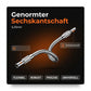 Flexible Bohrer- & Schraubendreher-Verlängerungswelle aus Metall