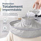 💞50K+ SOLD! ✂️🧹 Hair Cutting Cape with Catcher – built-in groove traps clippings, no mess on clothes or floors. Waterproof, non-static, folds flat. Perfect for home trims & kids' cuts! 💇✅