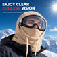 💞50K+ SOLD! 🧣3-in-1 Winter Balaclava – windproof fleece covers head, neck, face & ears. Adjustable fit for skiing, cycling & cold weather! 🛡️💪