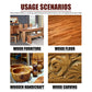 Scomeri Wood Cleaner & Polish 3.5 Oz- Comes with Premium Brush