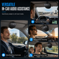 ⏳Limited-time 50% off⏰Car Sun Visor Bluetooth Hands Free Speakerphone with Vibration Activated Auto Power On A2DP Support and Caller ID Voice Prompt🛜📱