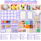 DIY Clay Squeeze Ball Craft Kit Slow Stress Relief Handmade Toy Set for Kids